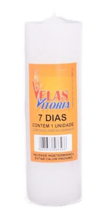 Kit 10 Velas De 7 Dias 280g Para Devoção