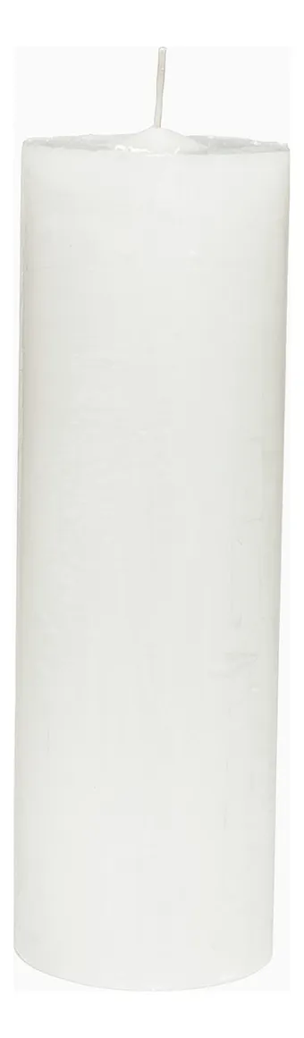 Kit 6 Velas De 14 Dias Parafina Pura Branca