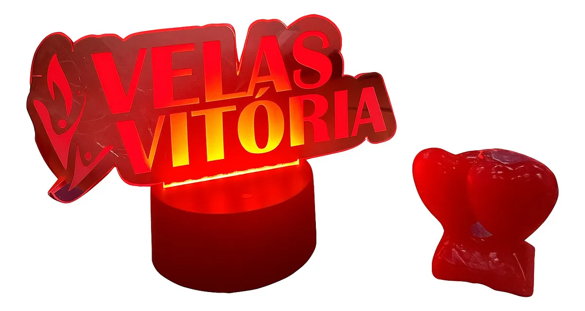 Kit 3 Velas Coração Duplo Para Simpatia De União