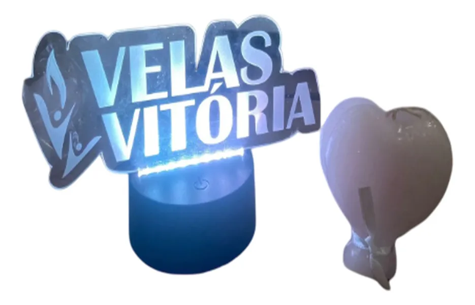 Kit 3 Velas Formato Coração Para Simpatia De Amor