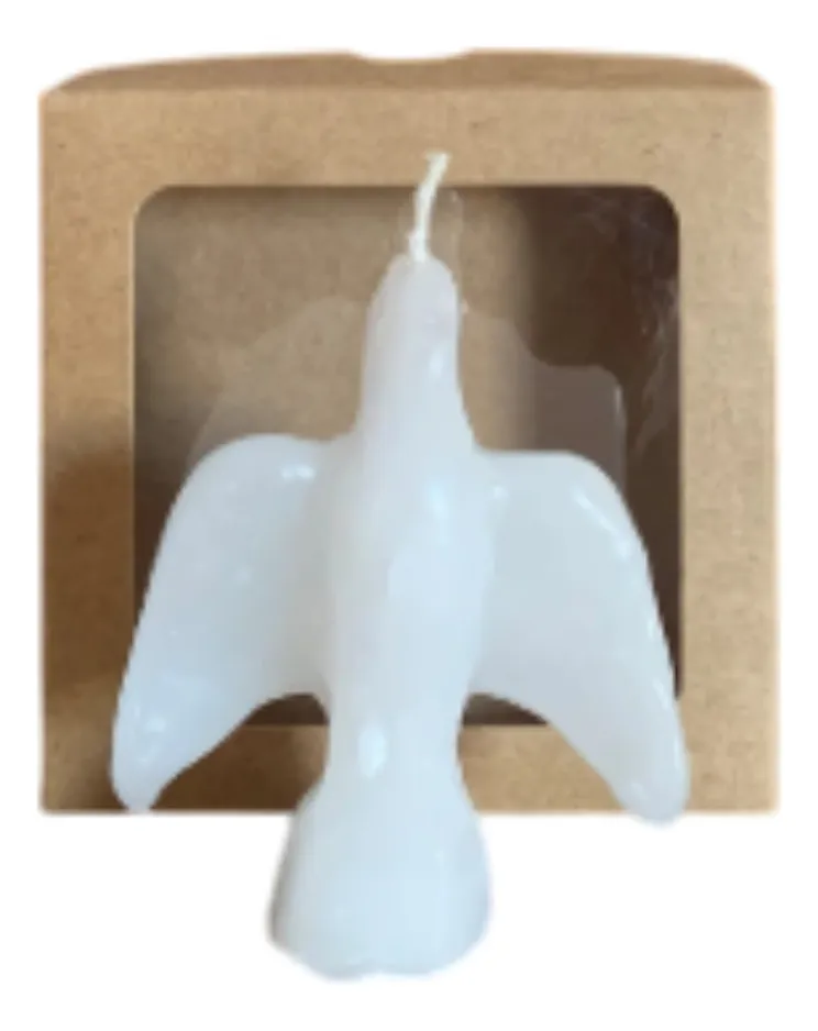 Kit 2 Velas Divino Espírito Santo Para Devoção