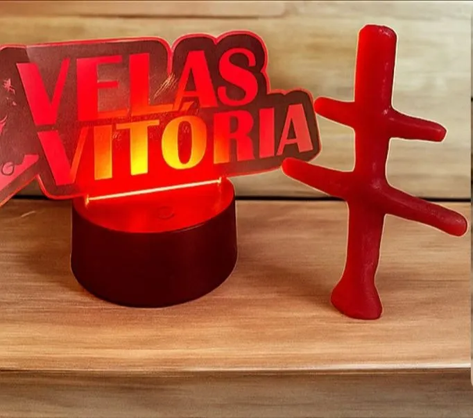 Kit 4 Velas Ritual Espada Cruz Punhal E Machado