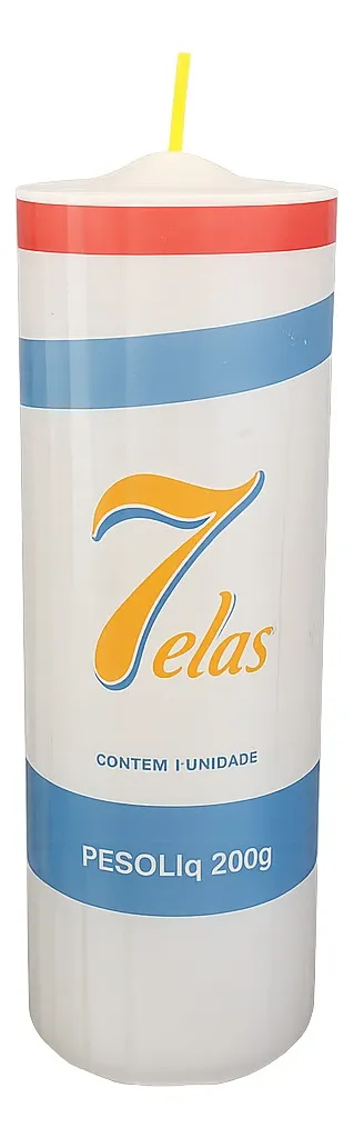 Kit 12 Velas Votivas 200g Branca Parafina Pura
