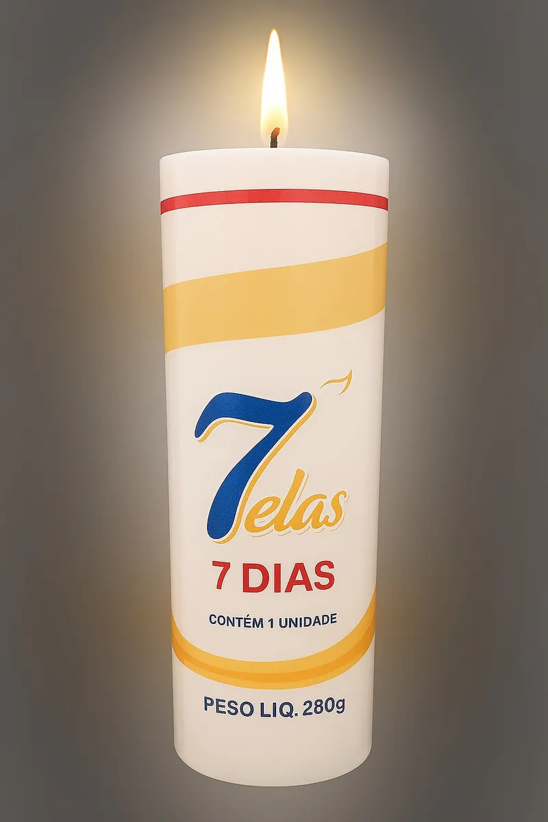 Kit 6 Velas Votivas 7 Dias 280g Brancas
