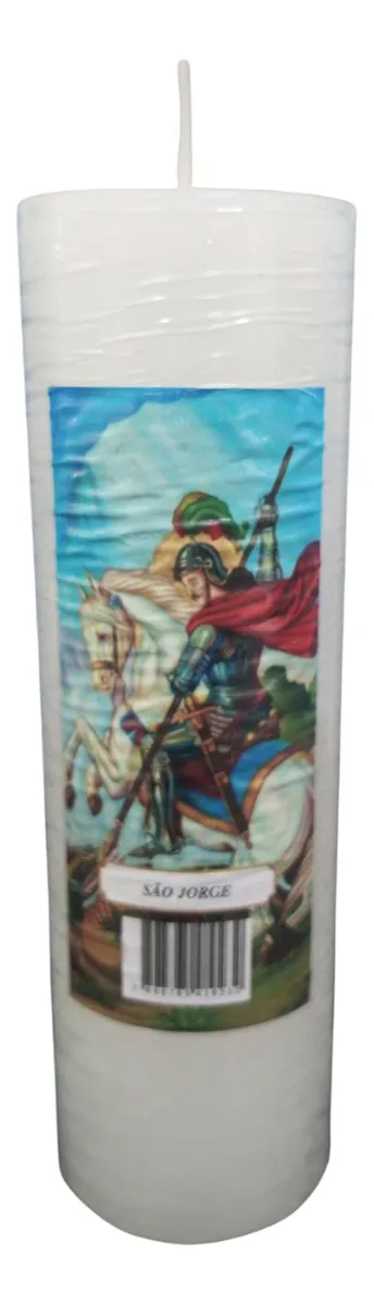 Kit 12 Velas Votivas 7 Dias Com Santinho