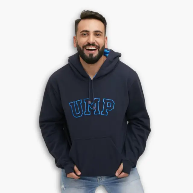 Blusão Marinho da UMP com Bordado Azul Tamanho P