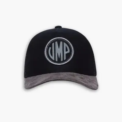 Boné Preto e Cinza UMP em Modelo Bicolor