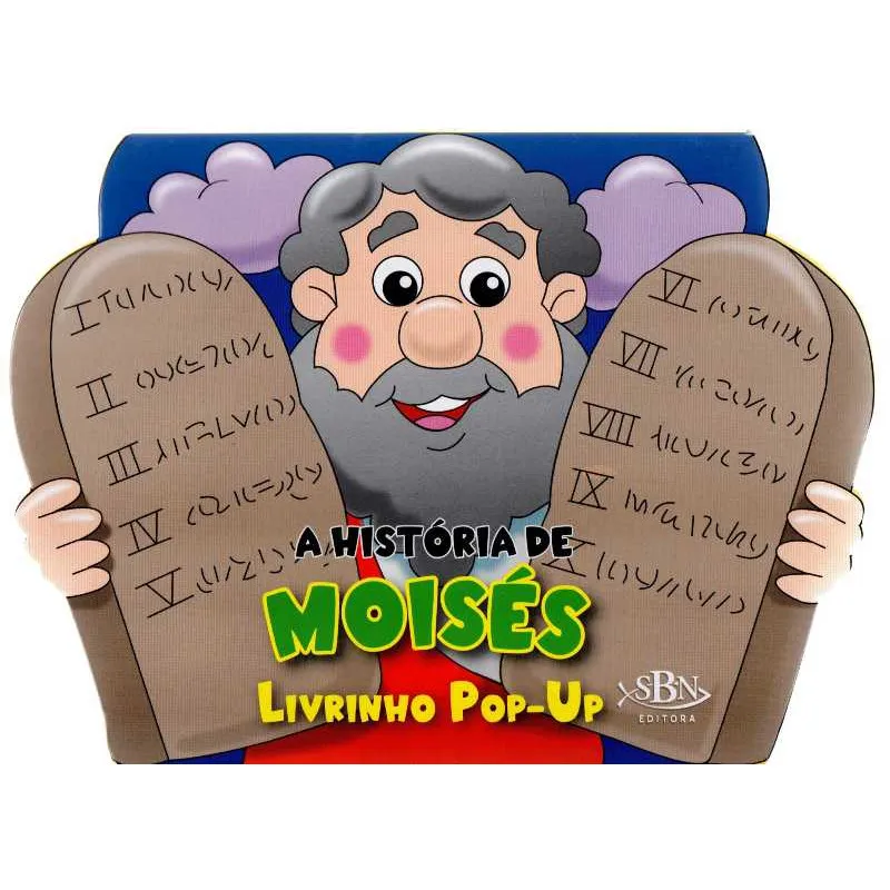 Livrinho Pop-Up: A História de Moisés