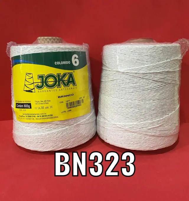 Barbante nº 6 para Artesanato e Terços de Crochê