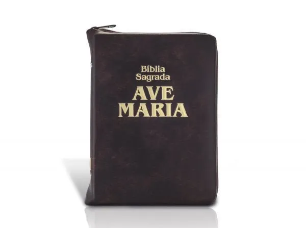 Bíblia Sagrada Ave-Maria de bolso Marrom