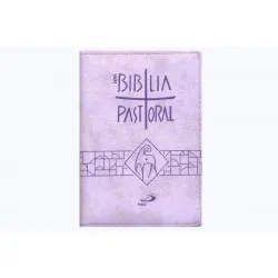 Bíblia Sagrada Nova Edição Pastoral de bolso Lilas