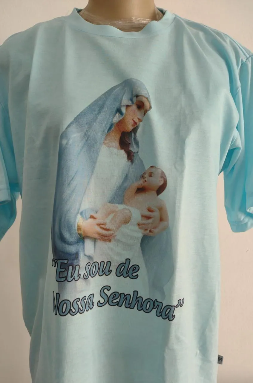 Camiseta Religiosa Branca para Uso em Pastoral