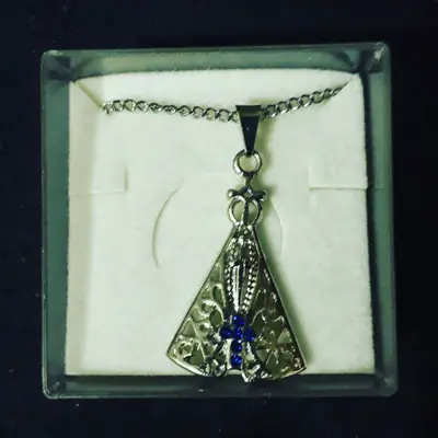Colar Religioso de Aço Nossa Senhora Aparecida