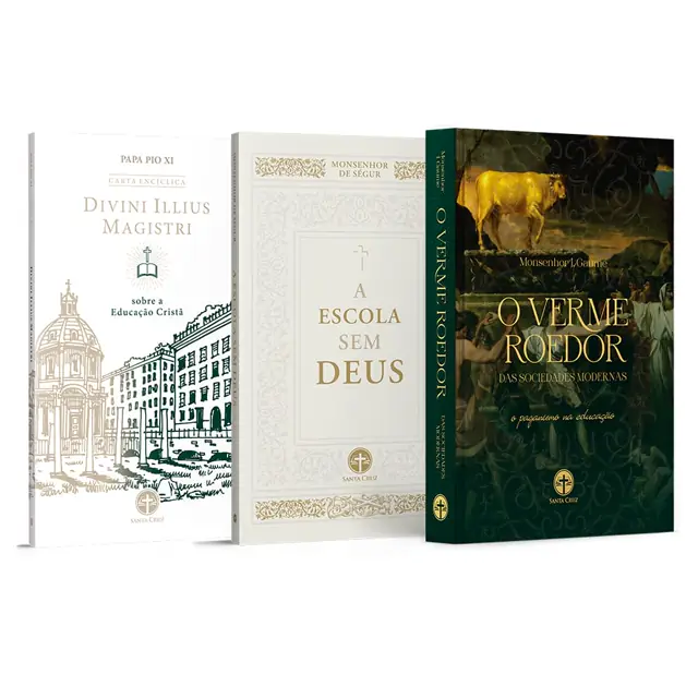 Combo Educação Católica Com Três Livros