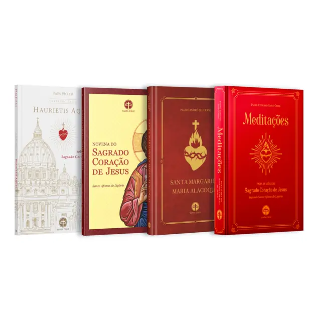 Combo Sagrado Coração De Jesus, Quatro Livros