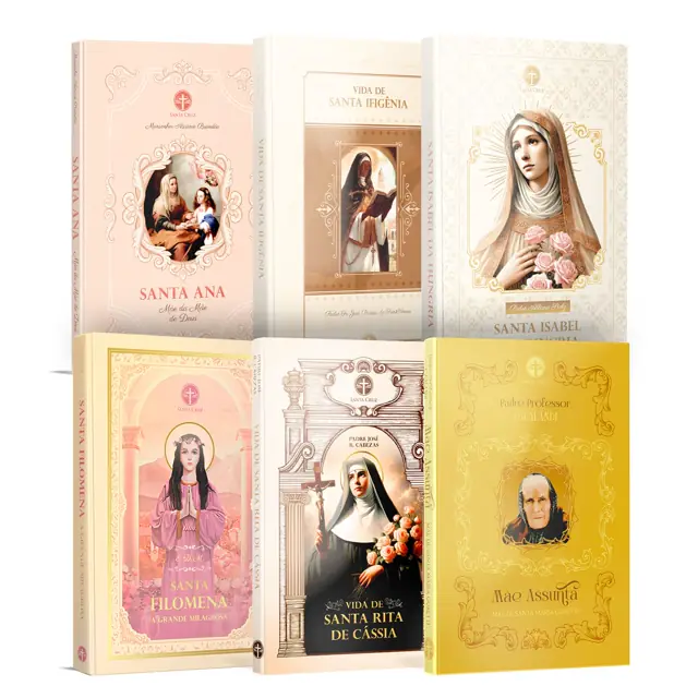 Combo Vidas De Santas Com Seis Livros