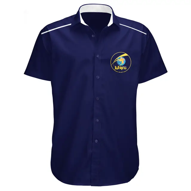 Camisa Social Masculina Azul Marinho