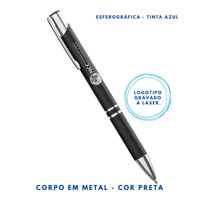 Caneta de Alumínio com Logo MCC