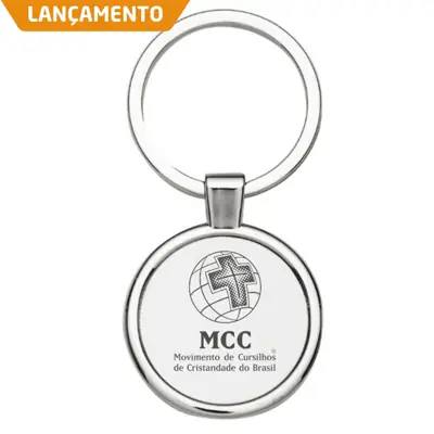 Chaveiro Redondo Metal Cursilho