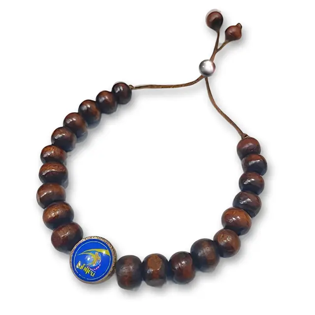 Pulseira de Madeira Ajustável 60 Anos