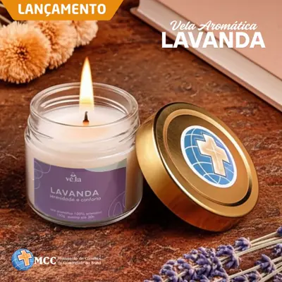 Vela Aromática de Lavanda 150g