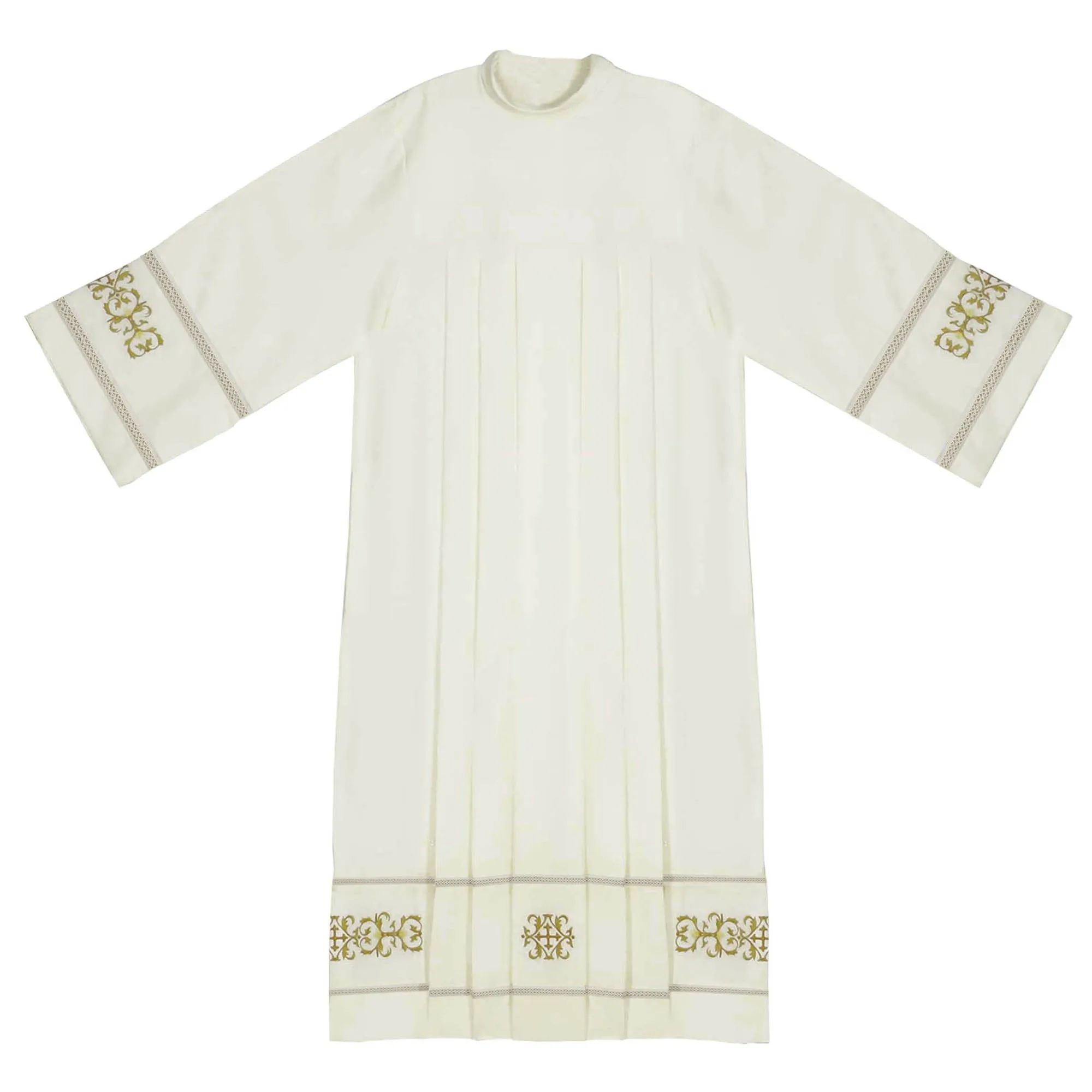Alva Litúrgica Branca para o Sacerdote