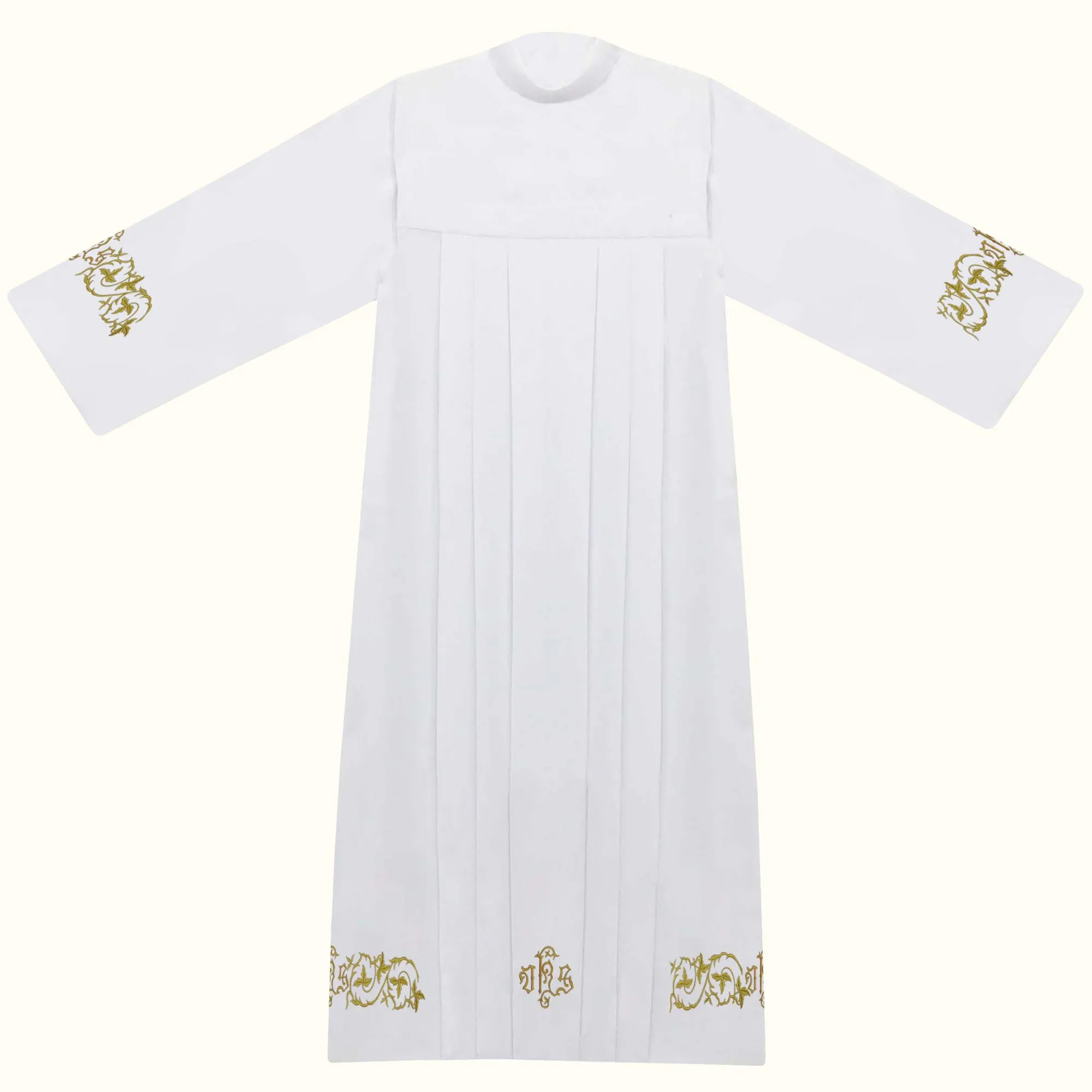 Alva Litúrgica Branca para o Sacerdote