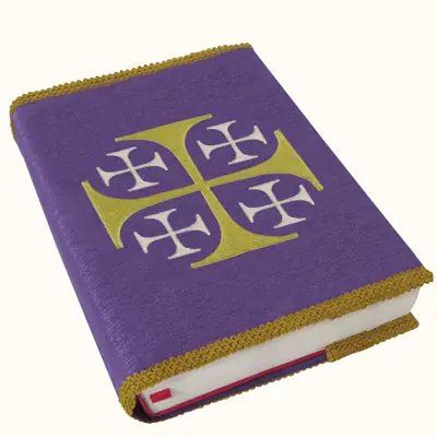 Capa Roxa para Livros Litúrgicos e Missal