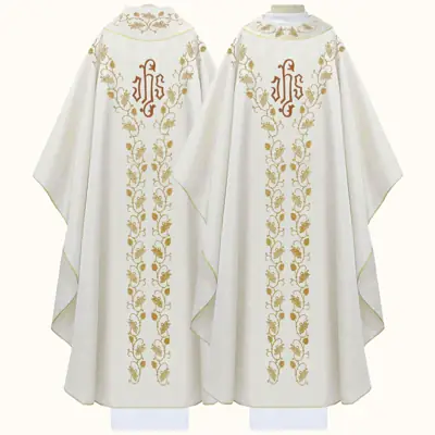 Casula Litúrgica em Gabardine para Celebração da Missa
