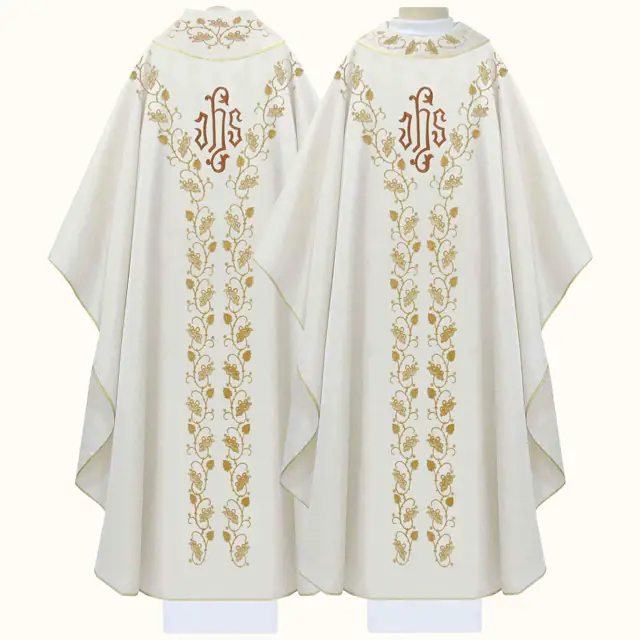 Casula Litúrgica em Gabardine para Celebração da Missa