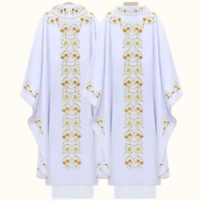 Casula em Gabardine para o Sacerdote na Eucaristia