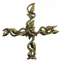Florão Decorativo Fundido em Latão