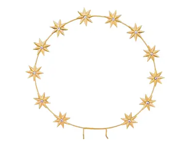 Auréola com Estrelas para N. Sra. das Graças (Sob Medida)