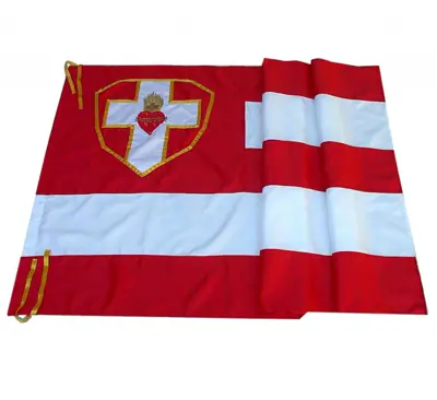 Bandeira do Apostolado da Oração Bordada