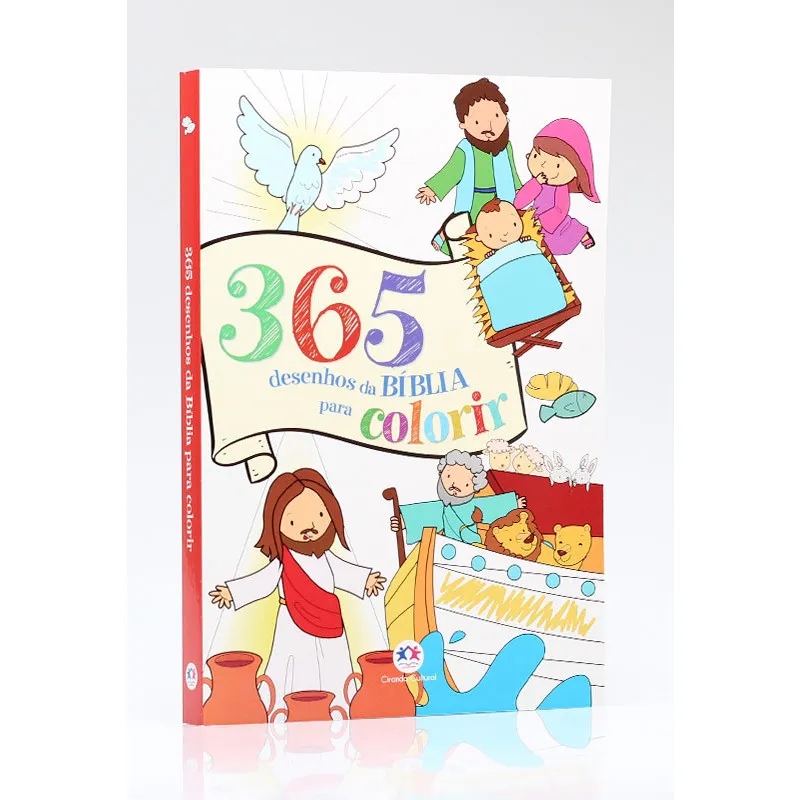 Livro De Colorir 365 Desenhos Bíblicos Ciranda Cultural