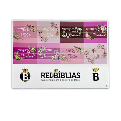Abas Adesivas Pink com Marcador de Índice para Bíblia Sagrada