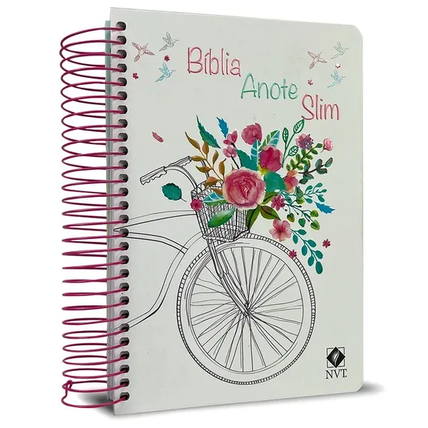 Bíblia Anote Slim NVT, Capa Dura Espiral Bike: Espaço para Anotações