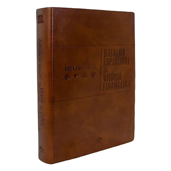 Bíblia Batalha Espiritual e Vitória Financeira, Capa Marrom: Edição Temática