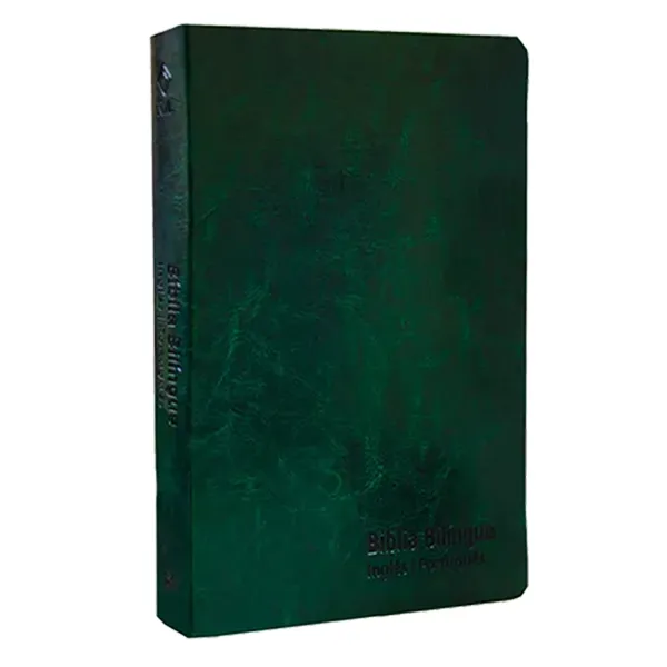 Bíblia Bilíngue Português-Inglês NVT: Capa Esmeralda, Nova Versão Transformadora