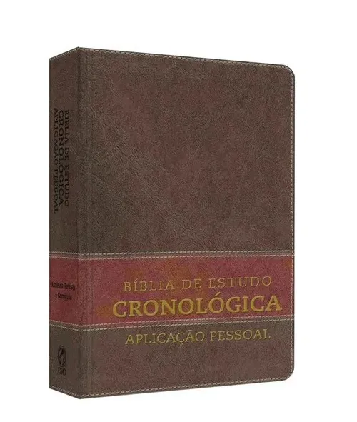 Bíblia de Estudo Cronológica Aplicação Pessoal, Capa Marrom