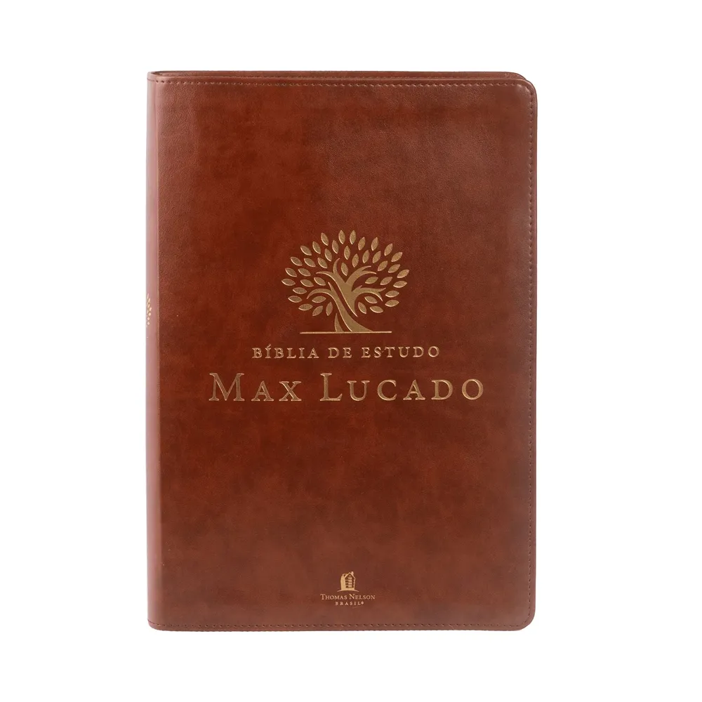 Bíblia de Estudo Max Lucado NVI, Capa Marrom: Reflexões do Autor