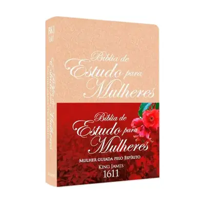 Bíblia de Estudo para Mulheres, Capa Rose: Recursos para a Fé Feminina