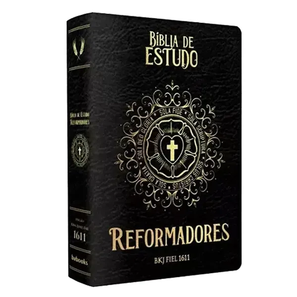Bíblia de Estudo Reformadores BKJ, Luxo Preta: Herança da Reforma