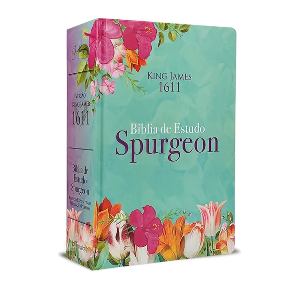 Bíblia de Estudo Spurgeon, Edição Feminina: Sermões do Príncipe dos Pregadores