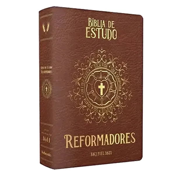 Bíblia de Estudo Reformadores, Luxo Marrom: Teologia da Reforma Protestante