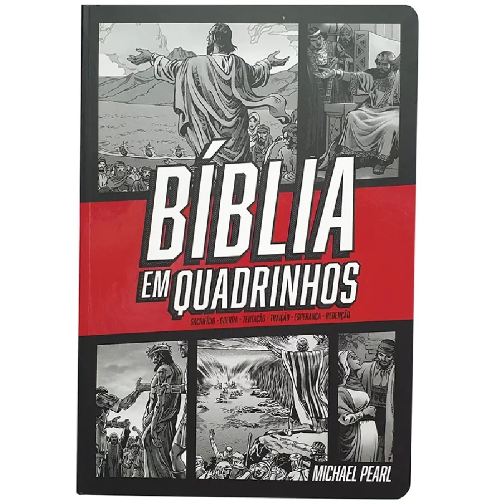 Bíblia Infantil em Quadrinhos, Capa Dura Vermelha: Histórias Ilustradas
