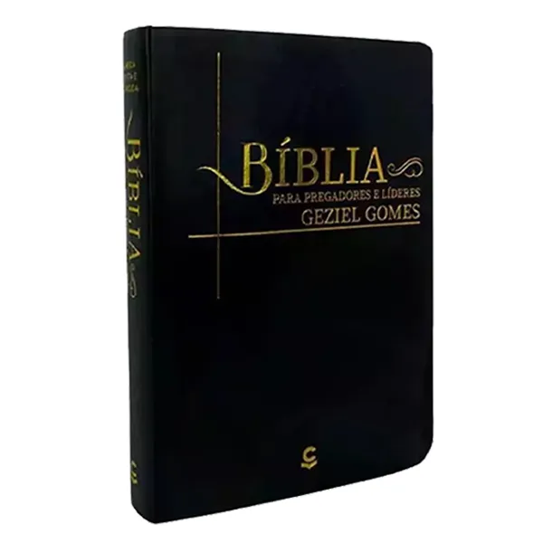 Bíblia para Pregadores e Líderes, de Geziel Gomes, Capa Preta Nova