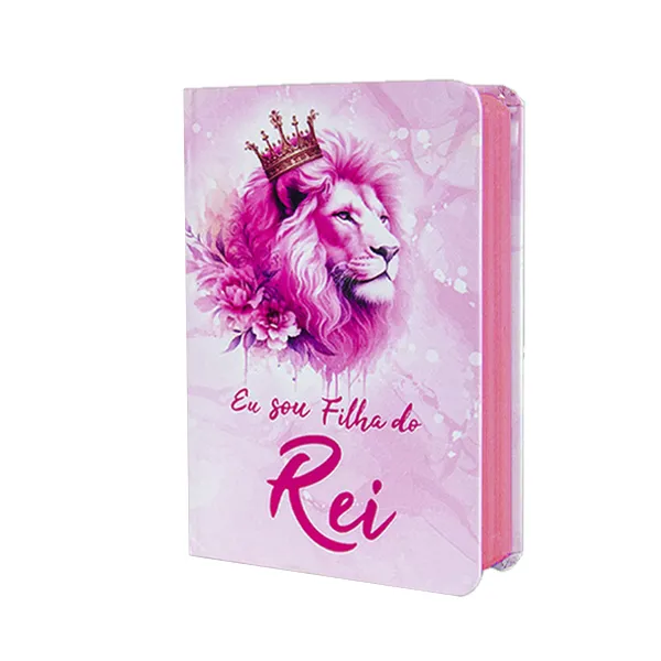 Bíblia Média com Harpa Filha do Rei: Palavras de Jesus em Vermelho
