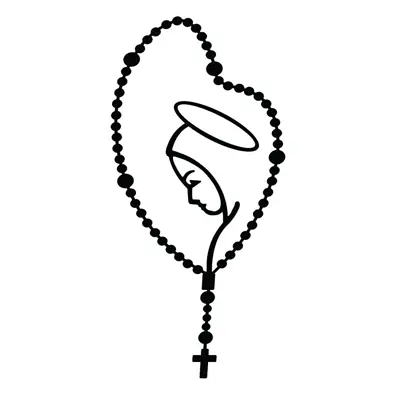 Adesivo Religioso 7x11 cm Para Devoção