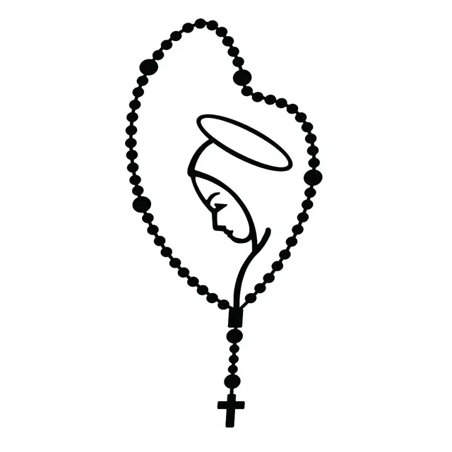 Adesivo Religioso 7x11 cm Para Devoção